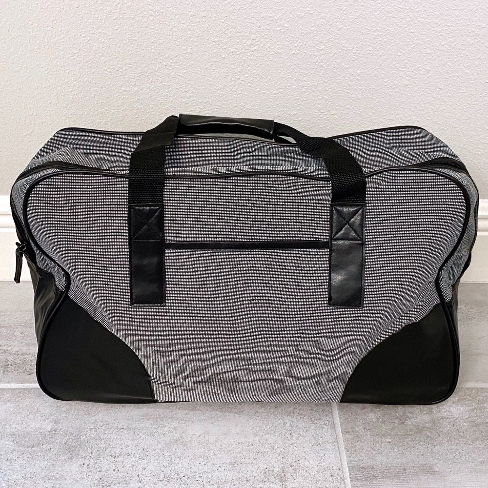 NEW USHER Large Black and White Bag